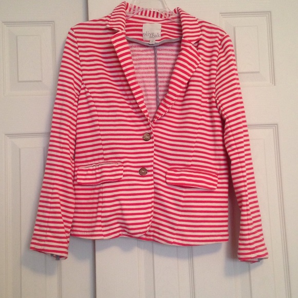 Anthropologie Olive & Oak Striped Women's Blazer - Picture 2 of 8